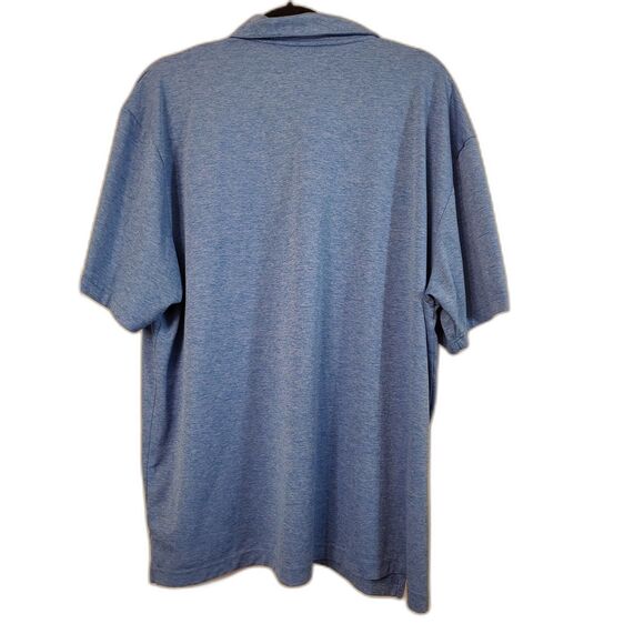 Grand slam Performance Polo Shirt Men Sz XXL Light Blue Solid Golf Short Sleeve - Picture 2 of 4